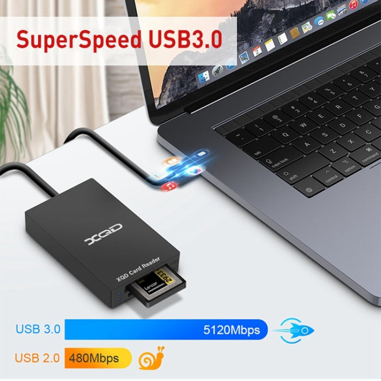 Rocketek XQD312 Type-C to SD / XQD 2 in 1 Card Reader, Type-C