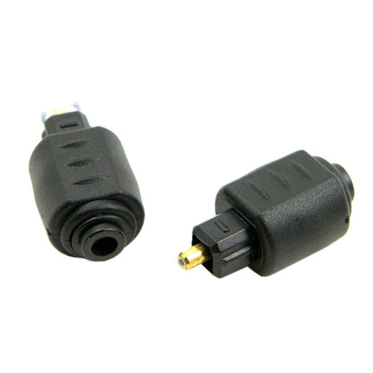 EMK Round Port to Square Port Conversion Head Optical Fiber Adapter Audio Adapter