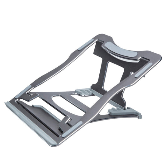 Aluminum Alloy Cooling Holder Desktop Portable Simple Laptop Bracket, Six-stage Support, Size: 21x26cm