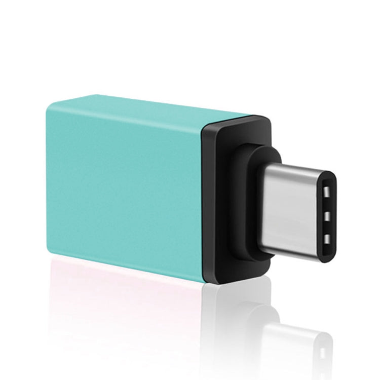 Aluminum Alloy USB-C / Type-C 3.1 Male to USB 3.0 Female Data / Charger Adapter