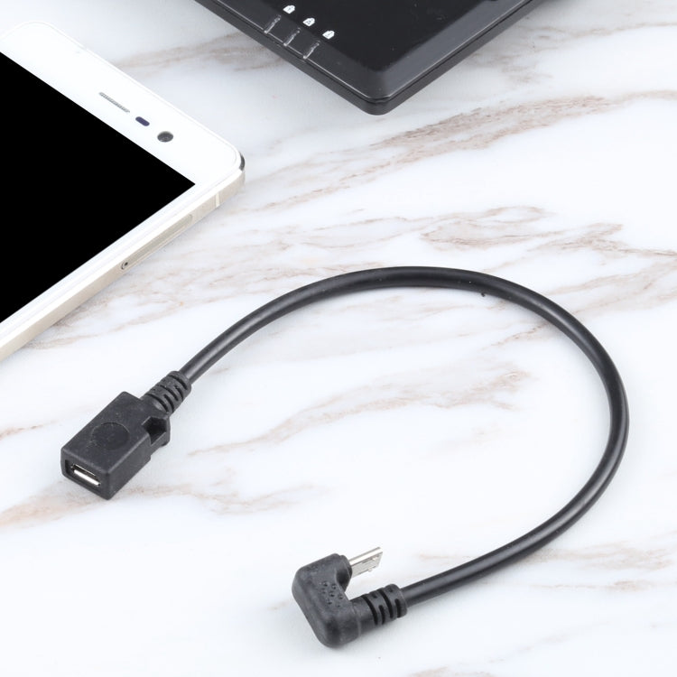U-shaped Micro USB Male to Female Extension Cable, Micro USB Male to Female