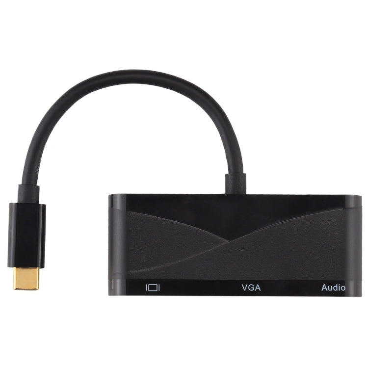 V83 USB-C / Type-C to 4K HDMI / VGA + 3.5mm Audio + USB Multi-function Adapter