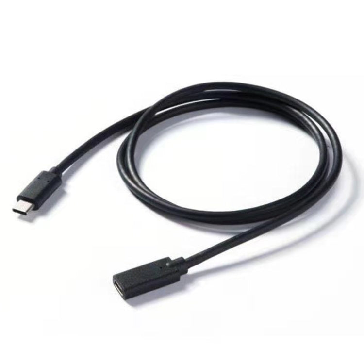 100W 20V 5A USB-C / Type-C Female to USB-C / Type-C Male 4K Ultra-HD Audio and Video Synchronization Data Cable Extension Cable, Cable Length: 1m, 1m