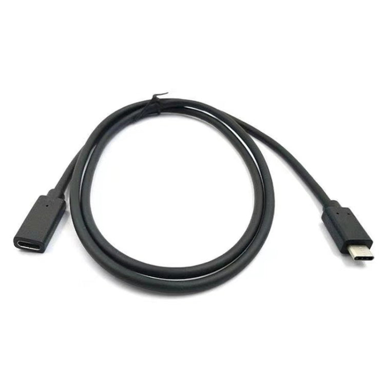 100W 20V 5A USB-C / Type-C Female to USB-C / Type-C Male 4K Ultra-HD Audio and Video Synchronization Data Cable Extension Cable, Cable Length: 1m, 1m