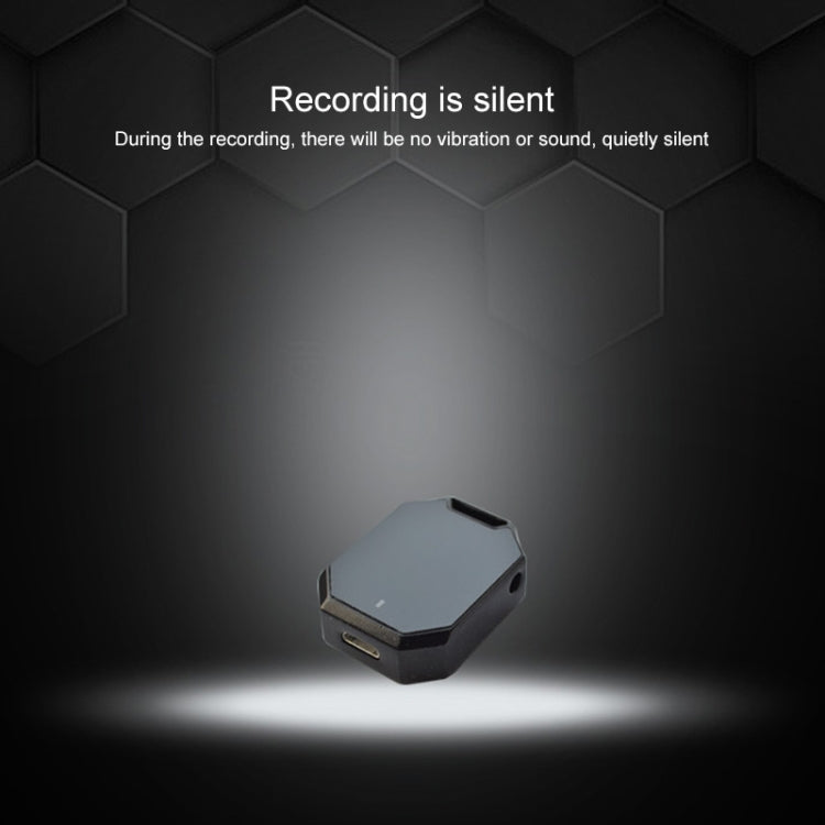 K7 8GB Noise Reduction Smart Voice Control Mini MP3 Recorder, 8GB
