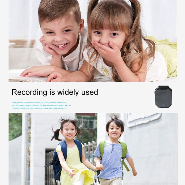 K7 8GB Noise Reduction Smart Voice Control Mini MP3 Recorder, 8GB
