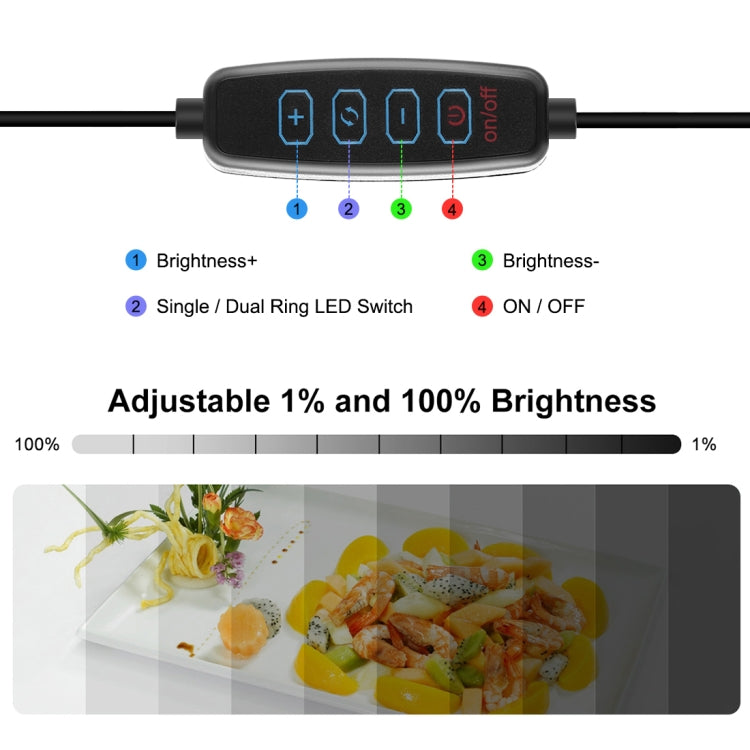 PULUZ 30cm Folding  High 97 CRI Ring Light Photo Lighting Studio Shooting Tent Box Kit with 6 Colors Backdrops (Black, White, Orange, Red, Green, Blue), Unfold Size: 30cm x 30cm x 30cm, 30cm Box Black, 30cm Box Green
