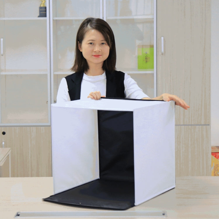 PULUZ 40cm Photo Softbox Portable Folding Studio Shooting Tent Box Kits with 5 Colors Backdrops (Red, Yellow, Blue, White, Black), Size: 40cm x 40cm x 40cm, Softbox