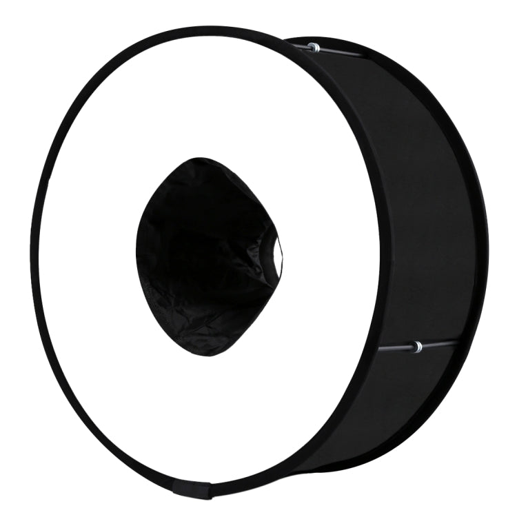 PULUZ 45cm Round Style Macro and Portrait Softbox SpeedLite Flash Light Foldable Diffuser, 45cm Round(US), 45cm Round