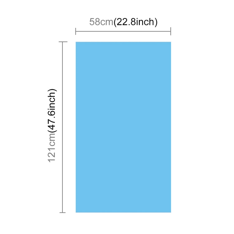 PULUZ Photography Background PVC Paper Kits for Studio Tent Box, Size: 121cm x 58cm, Backdrop 60cm(Blue), Backdrop 60cm(Red), Backdrop 60cm(B), Backdrop 60cm(Y), Backdrop 60cm(W)