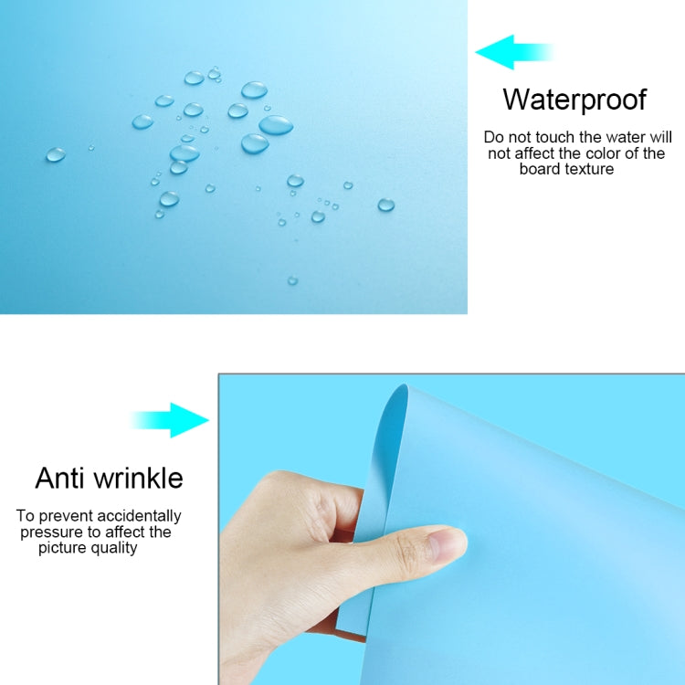 PULUZ Photography Background PVC Paper Kits for Studio Tent Box, Size: 121cm x 58cm, Backdrop 60cm(Blue), Backdrop 60cm(Red), Backdrop 60cm(B), Backdrop 60cm(Y), Backdrop 60cm(W)