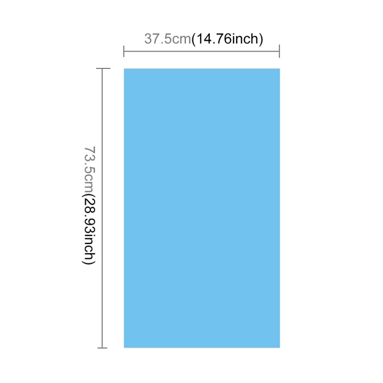 PULUZ Photography Background PVC Paper for Studio Tent Box, Size: 73.5cm x 36cm, Backdrop 37.5cm(Blue), Backdrop 37.5cm(Red), Backdrop 37.5cm(Y), Backdrop 37.5cm(White), Backdrop 37.5cm(Black)
