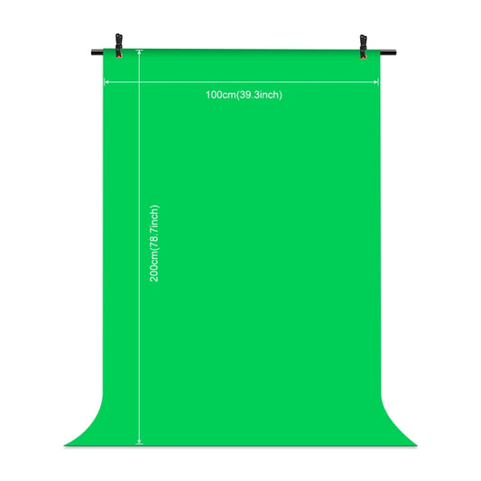 PULUZ 1x2m T-Shape Photo Studio Background Support Stand Backdrop Crossbar Bracket Kit with Clips
