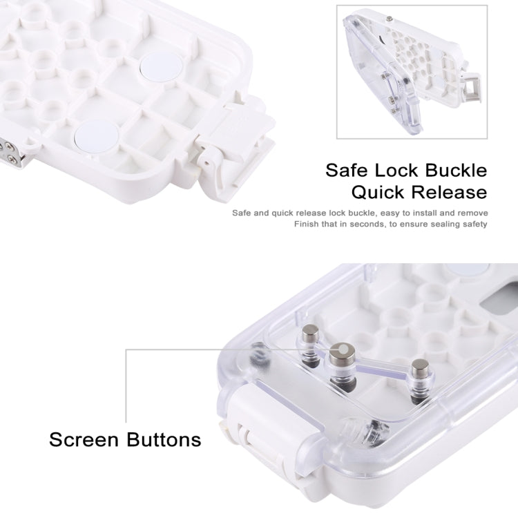 PULUZ 40m/130ft Waterproof Diving Case for Galaxy S9+, Photo Video Taking Underwater Housing Cover, Only Support Android 8.0.0 or below, For Galaxy S9+(W)