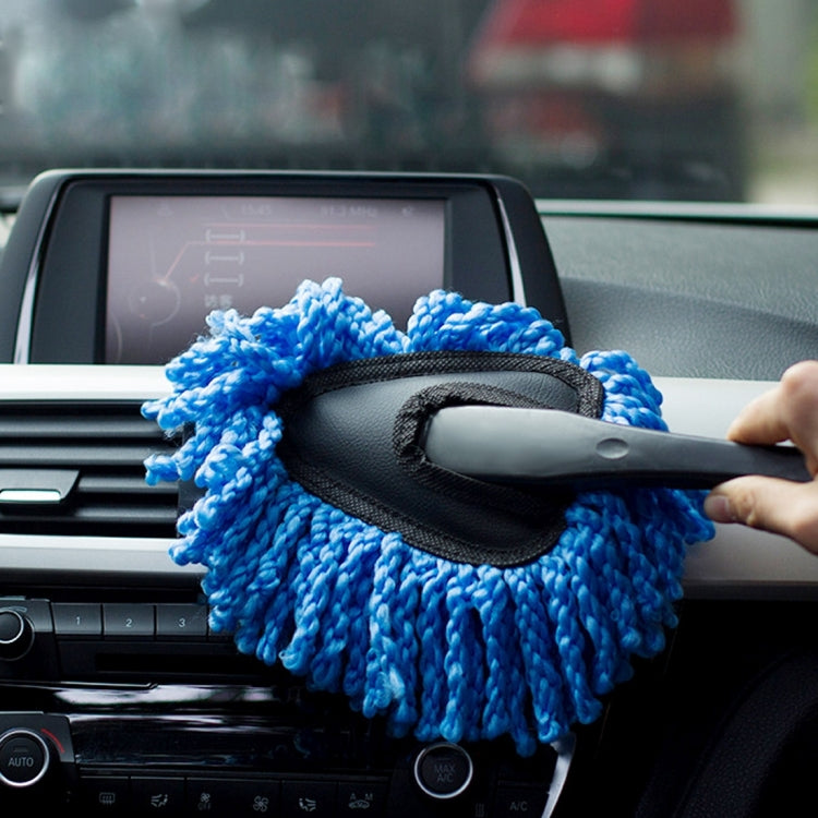 KANEED SL-915 Car Dash Duster Washable Microfiber Interior and Exterior Surface Cleaner Wax Treated Professional Detailing Tool, Size: 34 x 19cm, Surface Cleaner, Surface Cleaner Blue