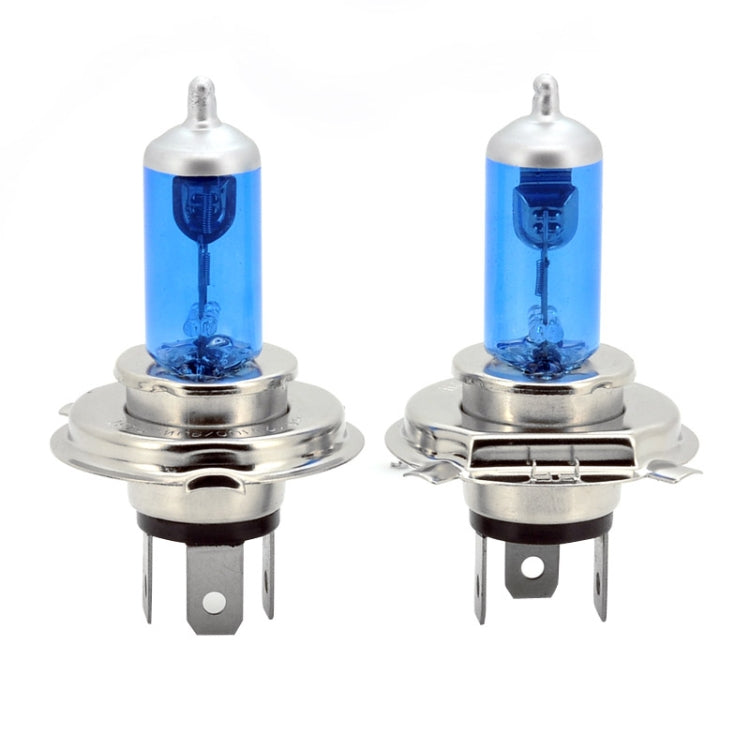 H4 Halogen Car Headlight, 2400 Lumens White Light, 12V / 100W 6000K, H4