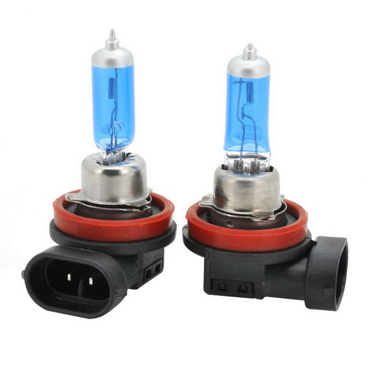 H11 Halogen Car Headlight, 2400 Lumens White Light, 12V / 100W 6000K, H11
