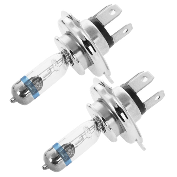 2 PCS H4 12V 60/55W P43T / 4300K / 2100lm Xenon Car Headlight Bulbs, Warm White, H4