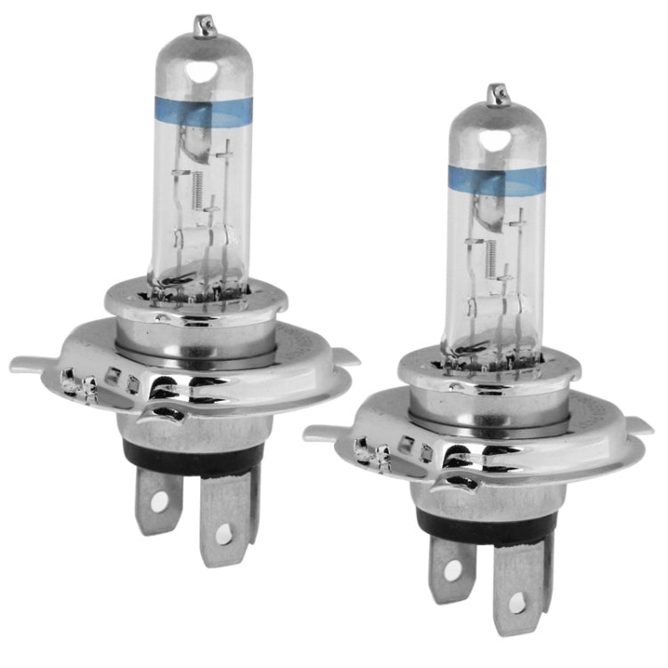 2 PCS H4 12V 60/55W P43T / 4300K / 2100lm Xenon Car Headlight Bulbs, Warm White, H4
