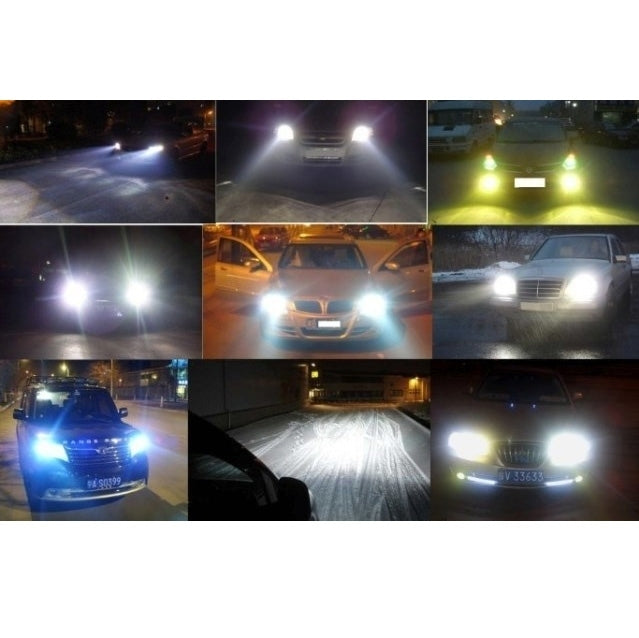 2 PCS H4 12V 60/55W P43T / 4300K / 2100lm Xenon Car Headlight Bulbs, Warm White, H4