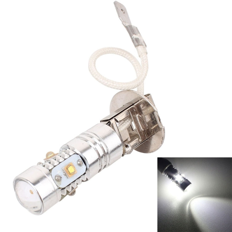 H3 25W 1250LM 6500K White Light 5 XT-E LED Car Foglight , Constant Current , DC12-24V ( Silver + Yellow ), H3 25W