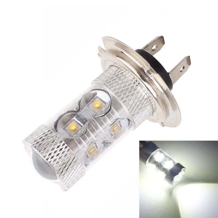 H7 50W 750LM 6500K White Light 10-3535-LEDs Car Foglight , Constant Current , DC12-24V, H7 50W