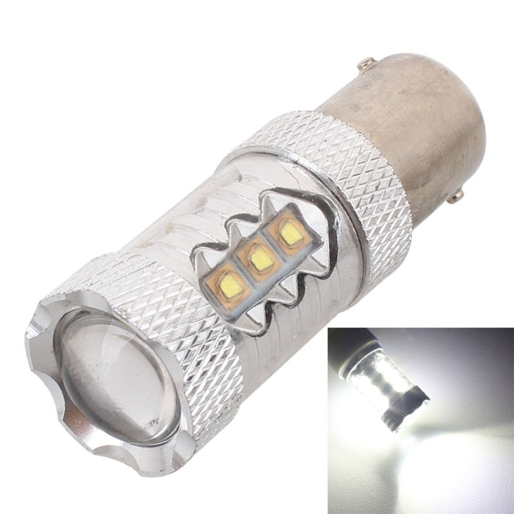 1156/BA15S 80W 800LM 6500K White Light 16-3535-LEDs Car Backup Light , Constant Current , DC12-24V, 1156  80W