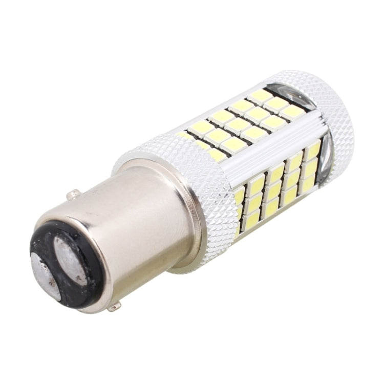 2 PCS 1157/BAY15D 12.6W 630LM 6500K White Light 2835 SMD 66 LED Car Brake / Steering Light, DC12V, 1157