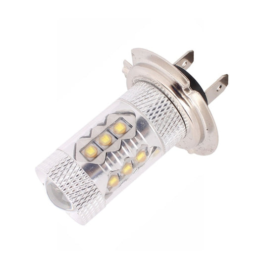 H7 80W 800LM 6500K White Light 16-3535-LEDs Car Foglight , Constant Current , DC12-24V