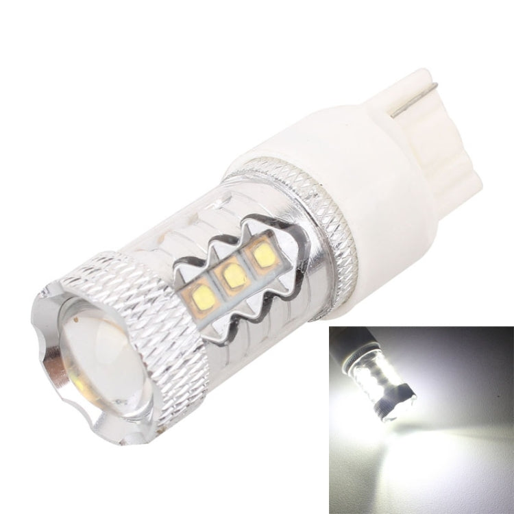 T20/7440 Single Wire 80W 800LM 6500K White Light 16-3535-LEDs Car Foglight, Constant Current , DC12-24V, T20