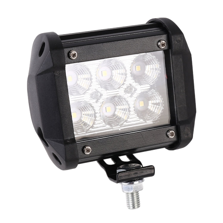 18W  6 LED White Light Floodlight Engineering Lamp / Waterproof IP67 SUVs Light, DC 10-30V, 6 LED Floodlight