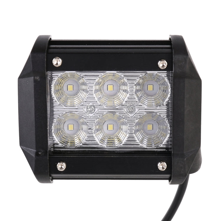 18W  6 LED White Light Floodlight Engineering Lamp / Waterproof IP67 SUVs Light, DC 10-30V, 6 LED Floodlight