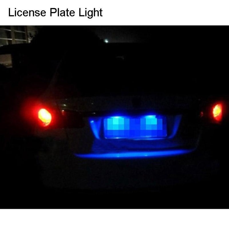 2 PCS T10 3W 160-180LM 2 LED Ice Blue COB LED Decode Car Clearance Lights Lamp, DC12V, 2 LED COB LEDs, COB LEDs