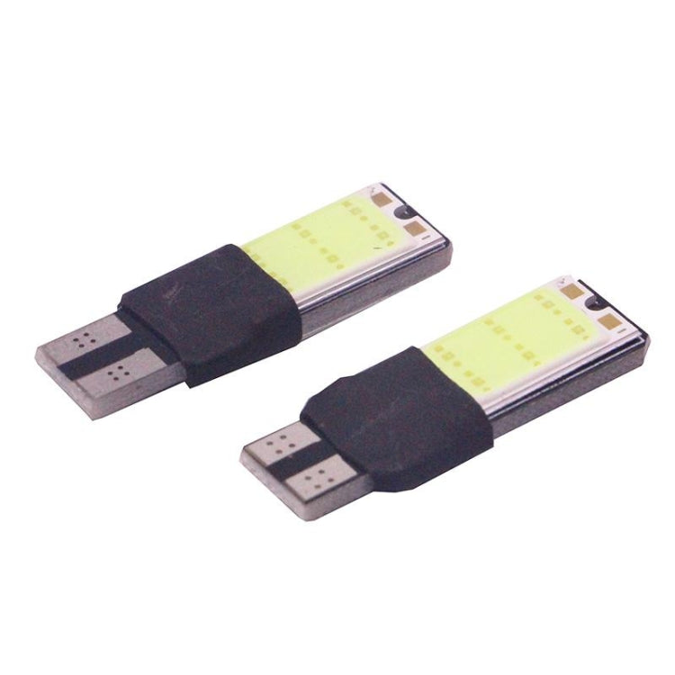 2 PCS T10 3W 160-180LM 2 LED Ice Blue COB LED Decode Car Clearance Lights Lamp, DC12V, 2 LED COB LEDs, COB LEDs