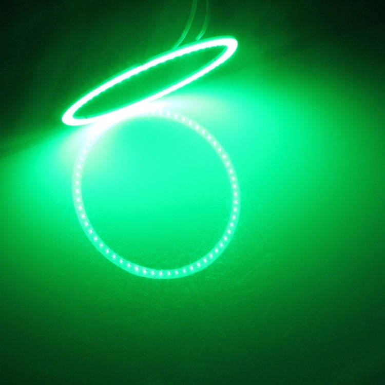 80mm 5W 180LM Angel Eyes Circles Car Headlight COB LED Lights for Vehicles, DC 12-24V, 80mm Pink Light, 80mm Green Light, 80mm Red Light