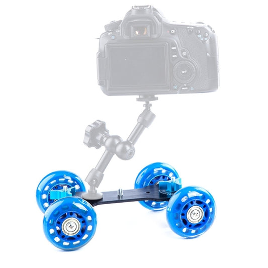 DEBO First Generation Camera Truck / Floor Table Video Slider Track Dolly Car for DSLR Camera / Camcorders