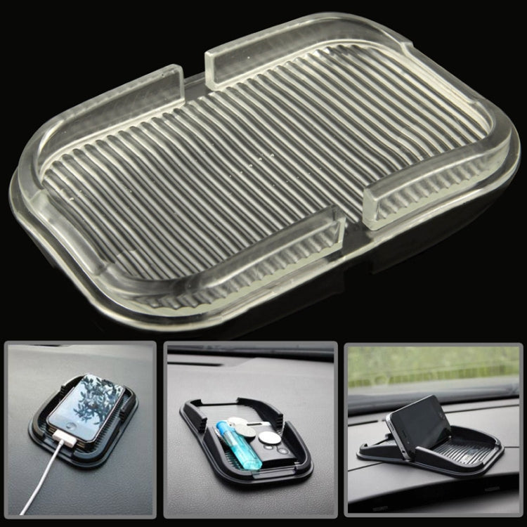 Car Dashboard Anti-skid Magic Sticky Silicone Gel Pad / Holder for iPhone 5 & 5S / iPhone 4 & 4S, For iPhone, Galaxy, Sony, Lenovo, HTC, Huawei, and other Smartphones(Transparent)�������������������������������������������������������������������������...