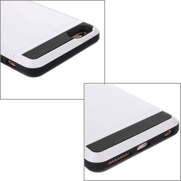 Blade PC + TPU Combination Case with Card Slot for iPhone 6
