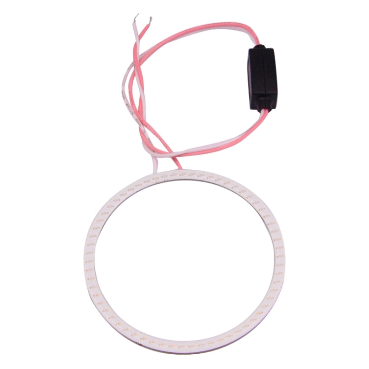 110mm 5W 180LM Angel Eyes Circles Car Headlight COB LED Lights for Vehicles, DC 12-24V, 110mm  Blue Light, 110mm  White Light