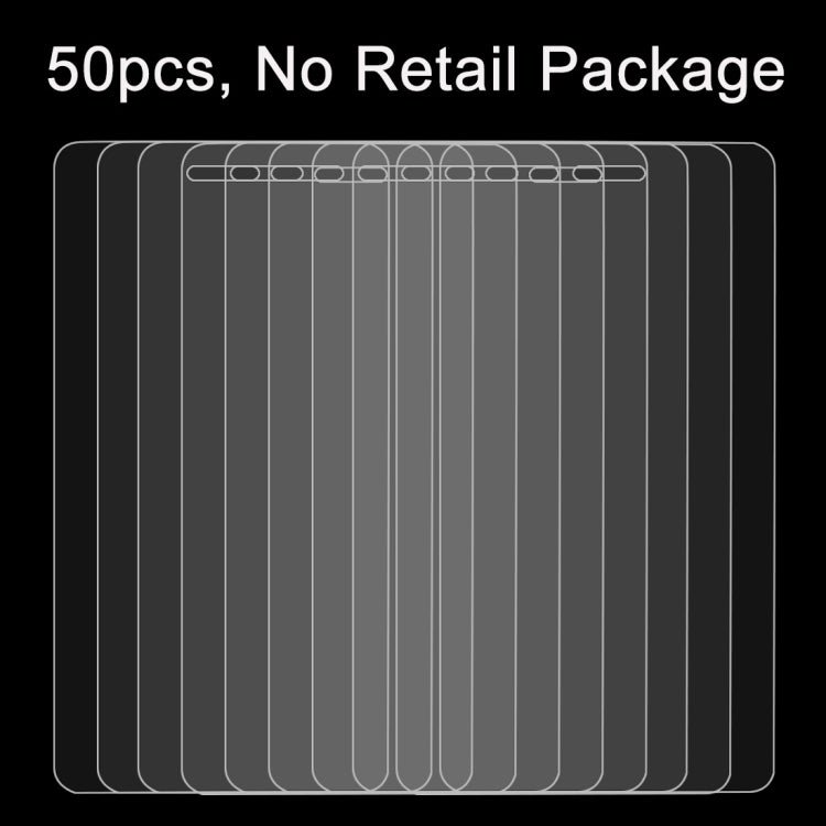 50 PCS for Huawei P9 0.26mm 9H Surface Hardness 2.5D Explosion-proof Tempered Glass Film, No Retail Package, 50pcs No Retail Package