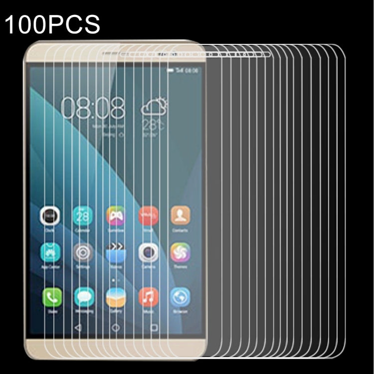 100 PCS for Huawei MediaPad X2 0.4mm 9H+ Surface Hardness 2.5D Explosion-proof Tempered Glass Film, For MediaPad X2