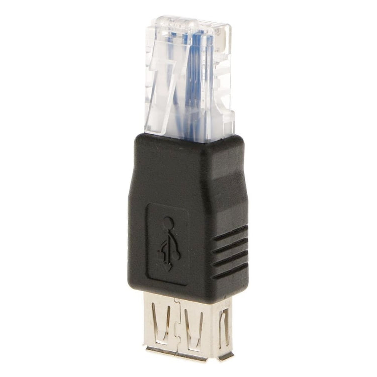 RJ45 Male to USB AF Adapter