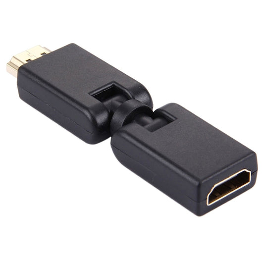 HDMI 19 Pin Male to Female 360 Degree SWIVEL Adaptor (Gold Plated)