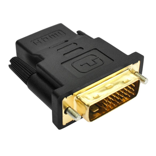 DVI-D 24+1 Pin Male to HDMI 19 Pin Female Adapter for Monitor / HDTV