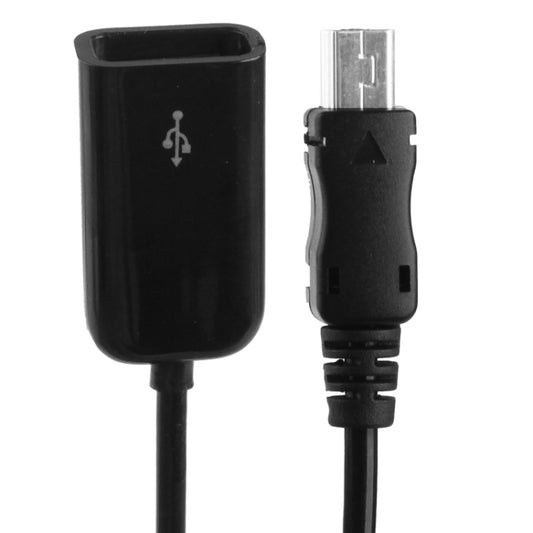 Mini 5-pin USB to USB 2.0 AF Coiled Cable / Spring Cable with OTG Function, Length: 22cm (can be extended up to 85cm)