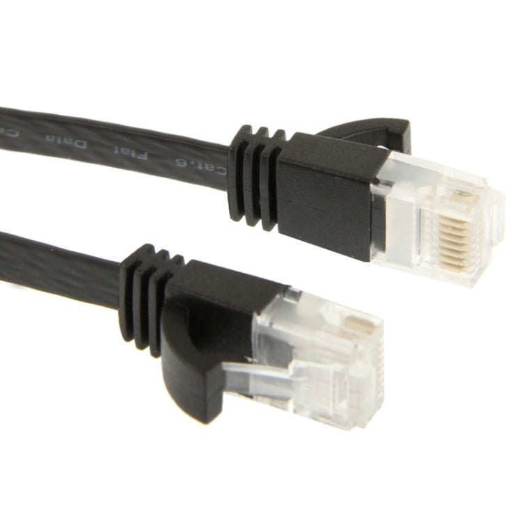 5m CAT6 Ultra-thin Flat Ethernet Network LAN Cable, 5m Black