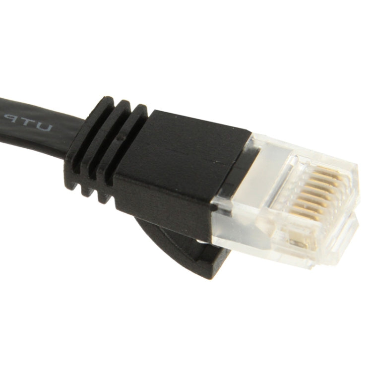 5m CAT6 Ultra-thin Flat Ethernet Network LAN Cable, 5m Black
