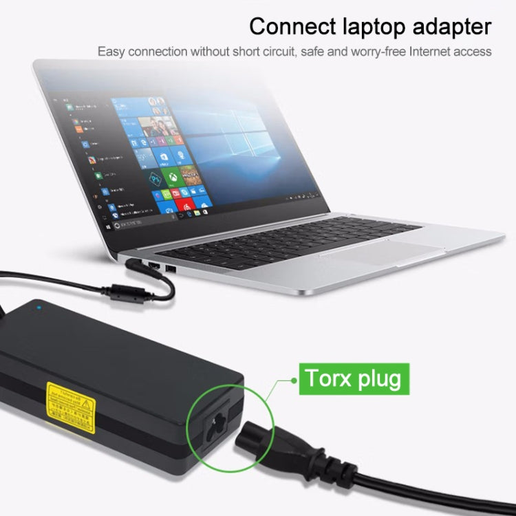 1.2m 3 Prong Style Small UK Notebook Power Cord, Small UK Plug, Length: 1.2m