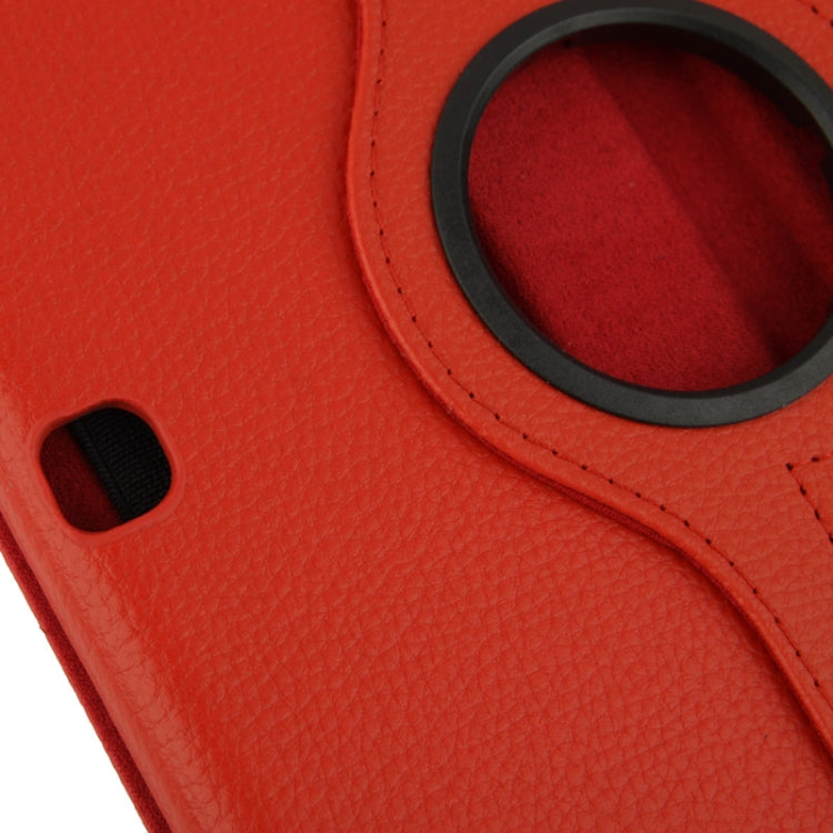 360 Degree Rotatable Litchi Texture Leather Case with 2-angle Viewing Holder for Samsung Galaxy Tab 4 10.1 / SM-T530 / T531 / T535