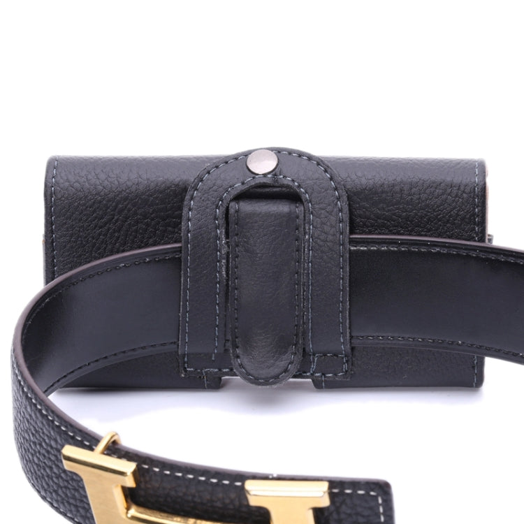 Litchi Texture Universal Horizontal Style Waist Bag for iPhone 6 / Galaxy S4 / i9500